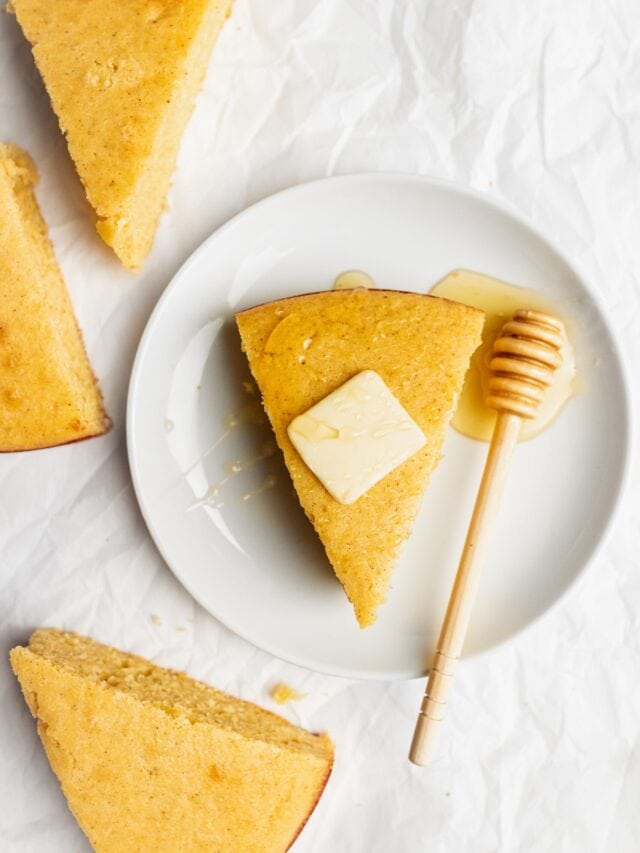 corn bread slices
