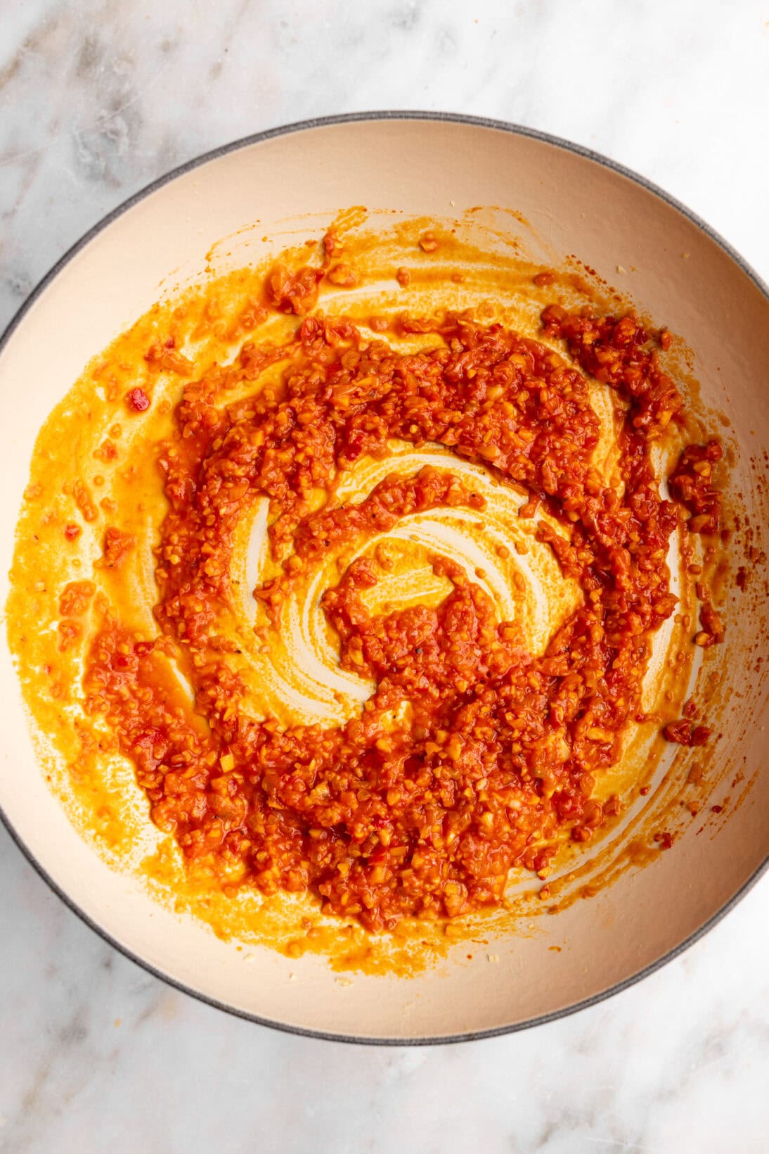 step by step: reducing the vodka