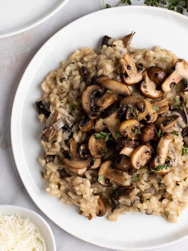 Mushroom Risotto Story - The Bold Appetite