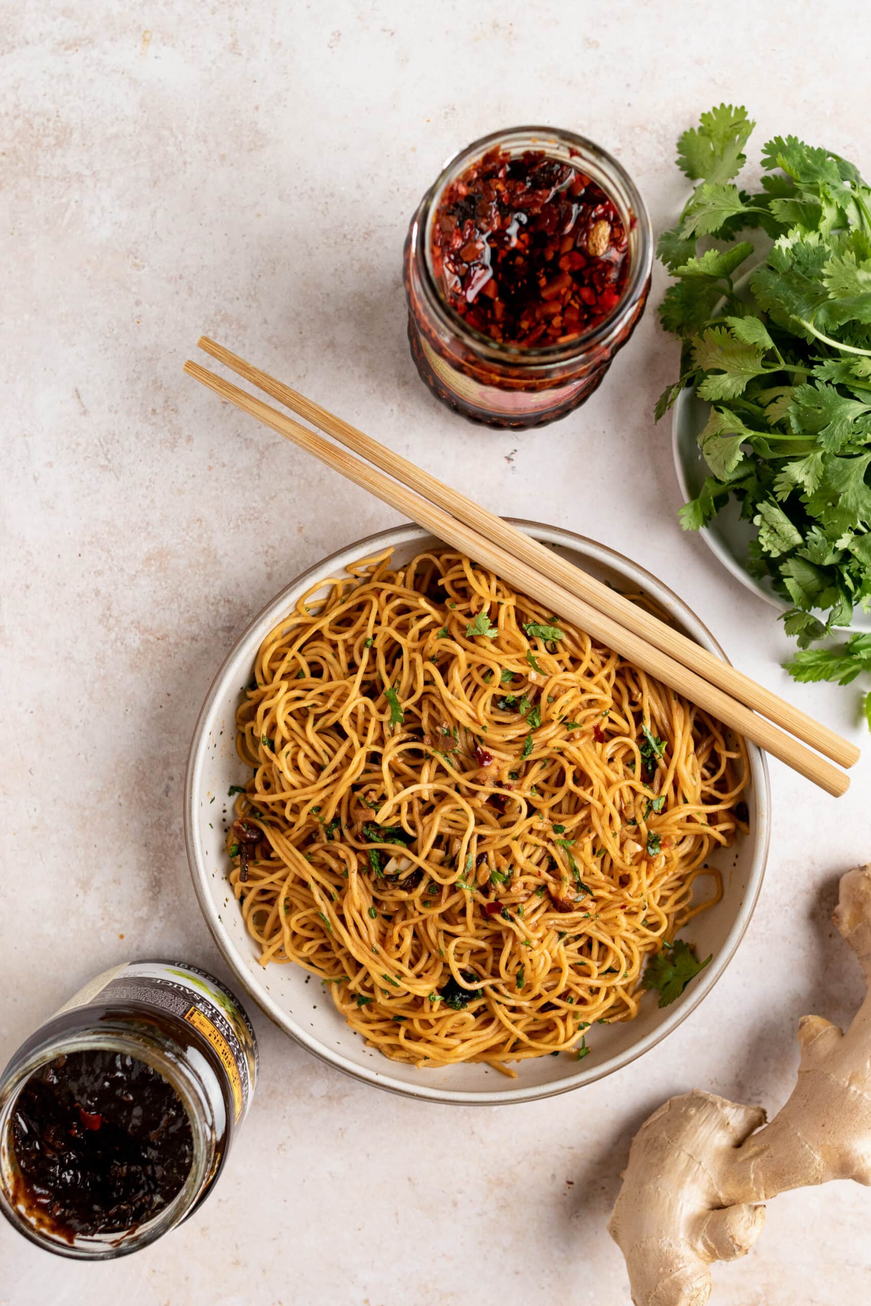 Black Bean Garlic Chili Noodles - The Bold Appetite