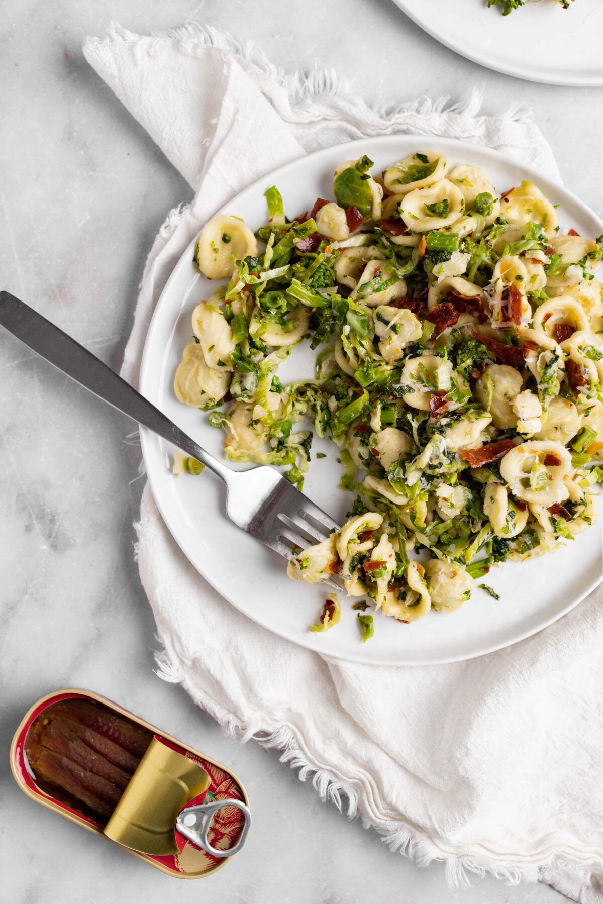 Orecchiette with Broccoli Rabe (with Crispy Prosciutto)