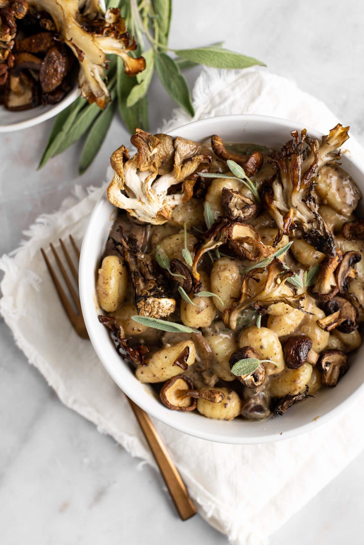 Creamy Mushroom and Sage Gnocchi