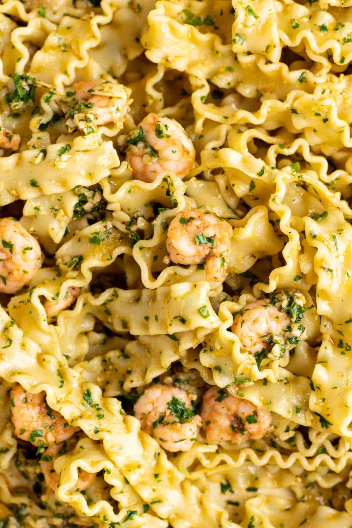 Old Bay Garlic Shrimp Pasta