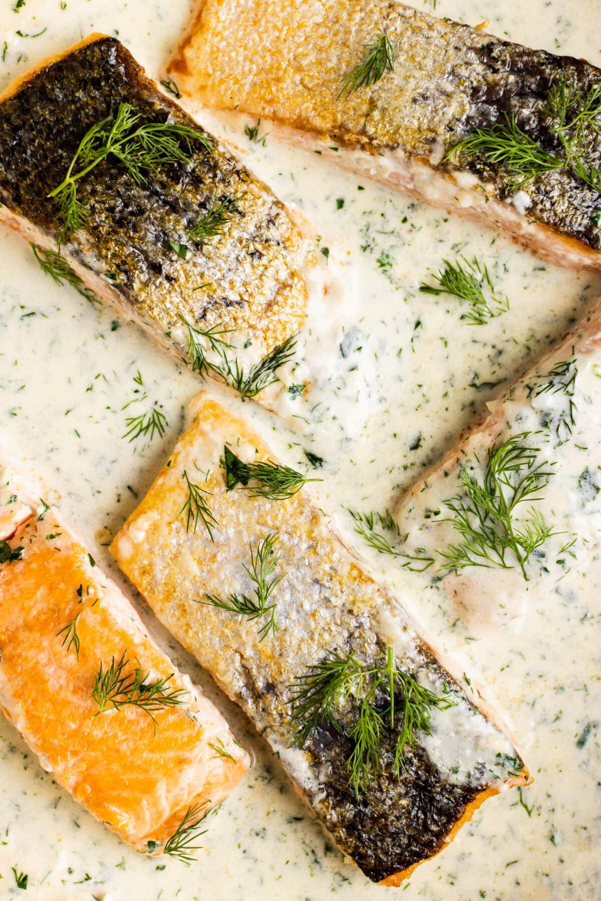 Creamy Garlic Herb Salmon