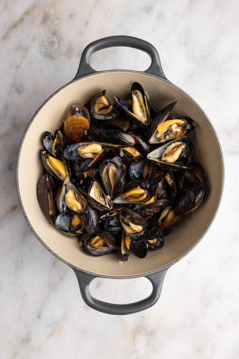 Moules Frites (Mussels in White Wine and Pancetta) The Bold Appetite