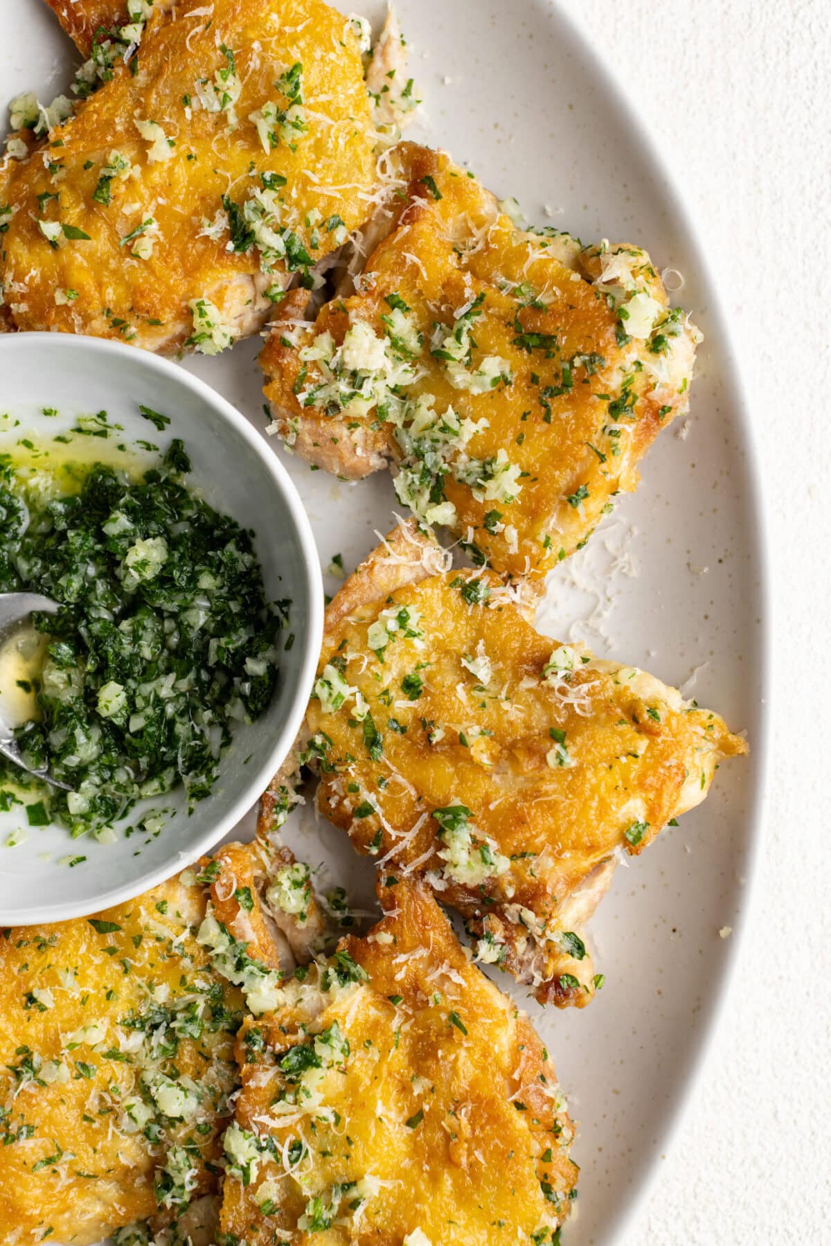 Garlic Parmesan Chicken Thighs