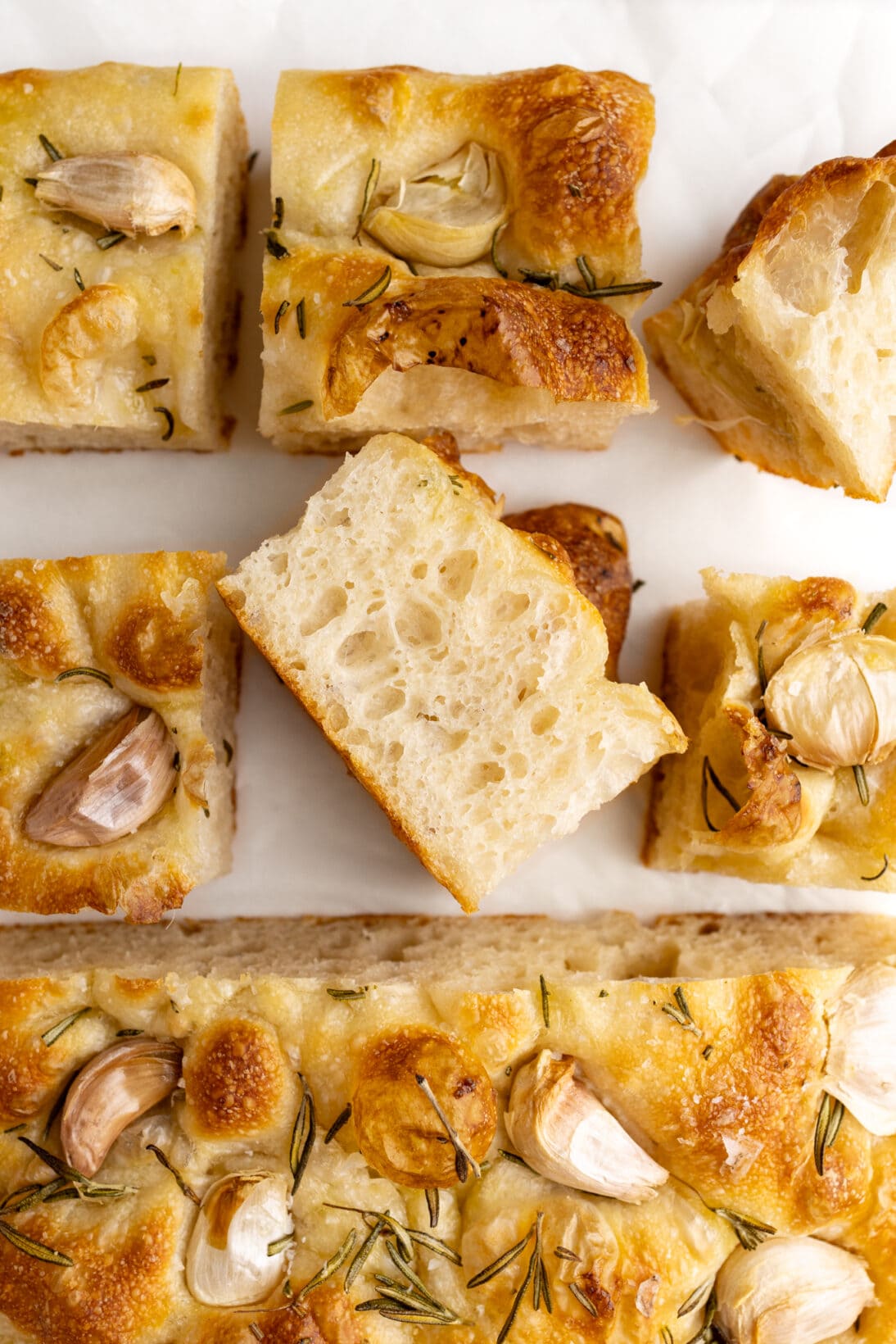 finished chewy sourdough focaccia