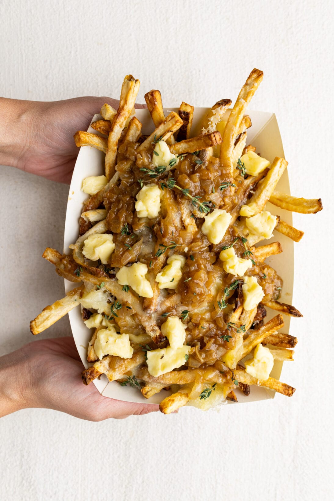 french onion fries / french onion poutine