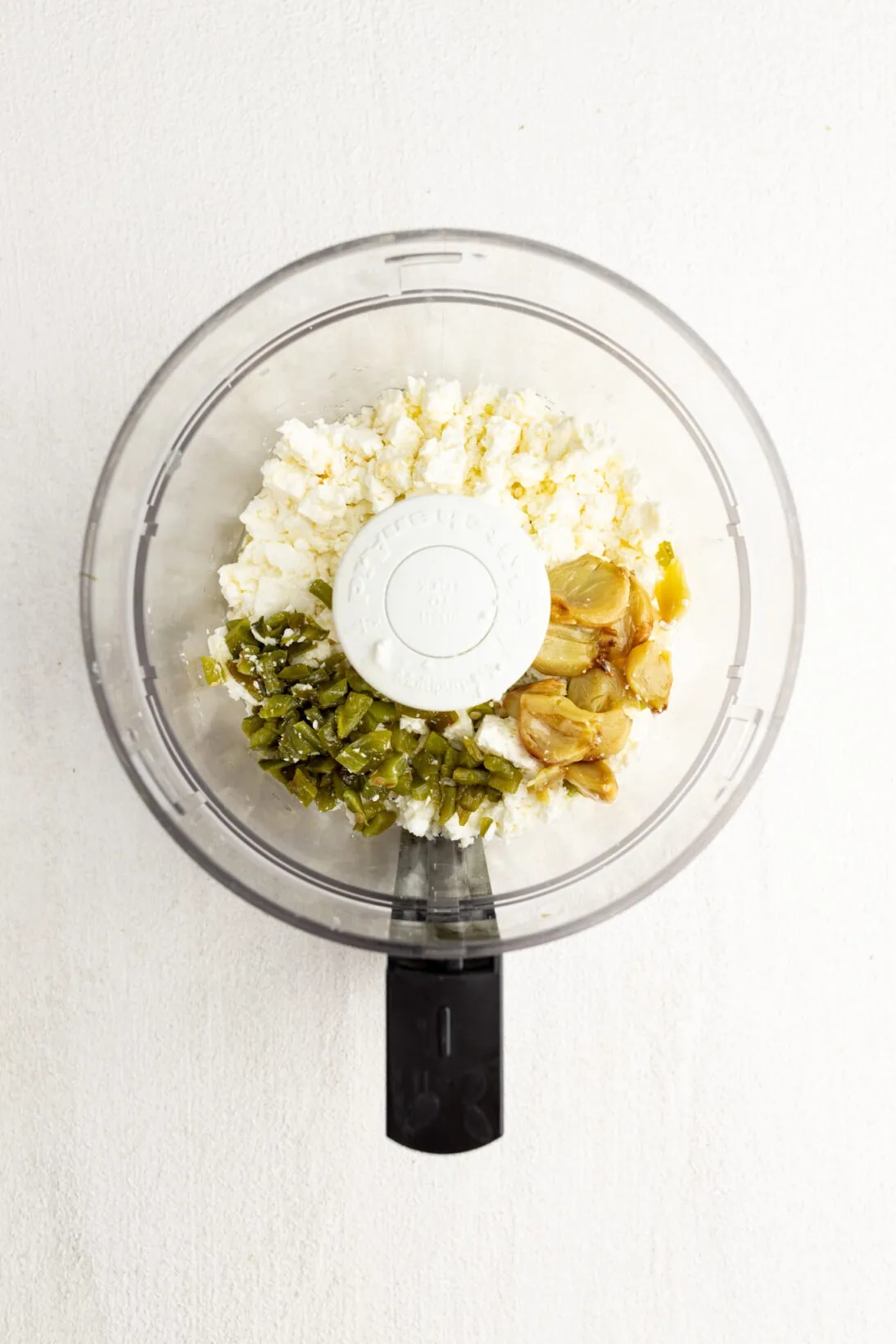 ingredients in a food processor