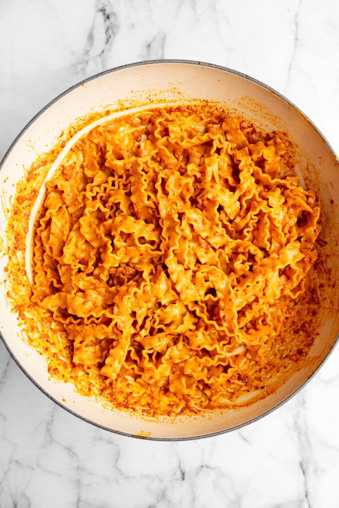 finished creamy nduja pasta