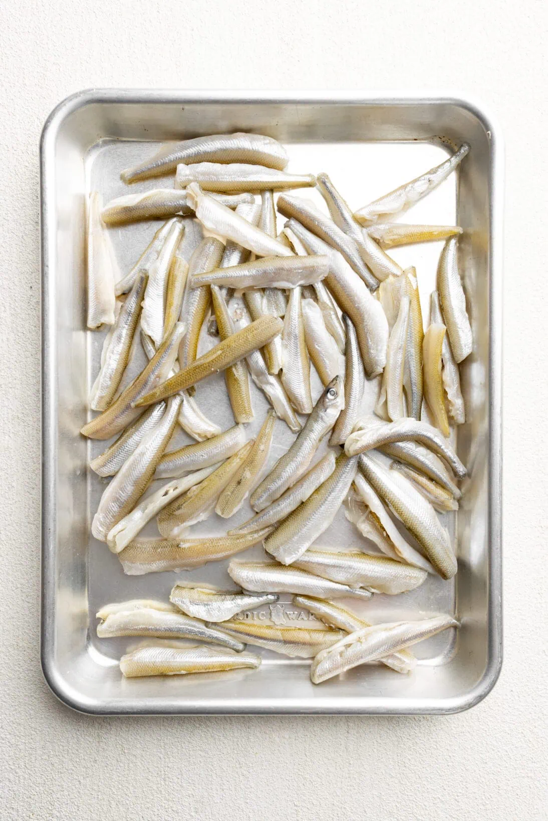 fish on a tray