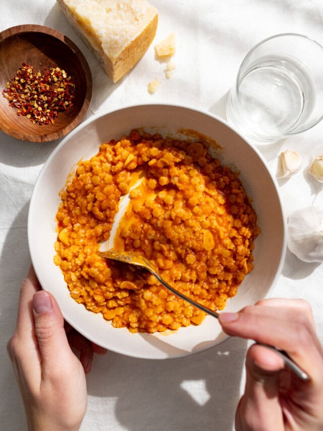 Spicy Garlic Pastina Story The Bold Appetite