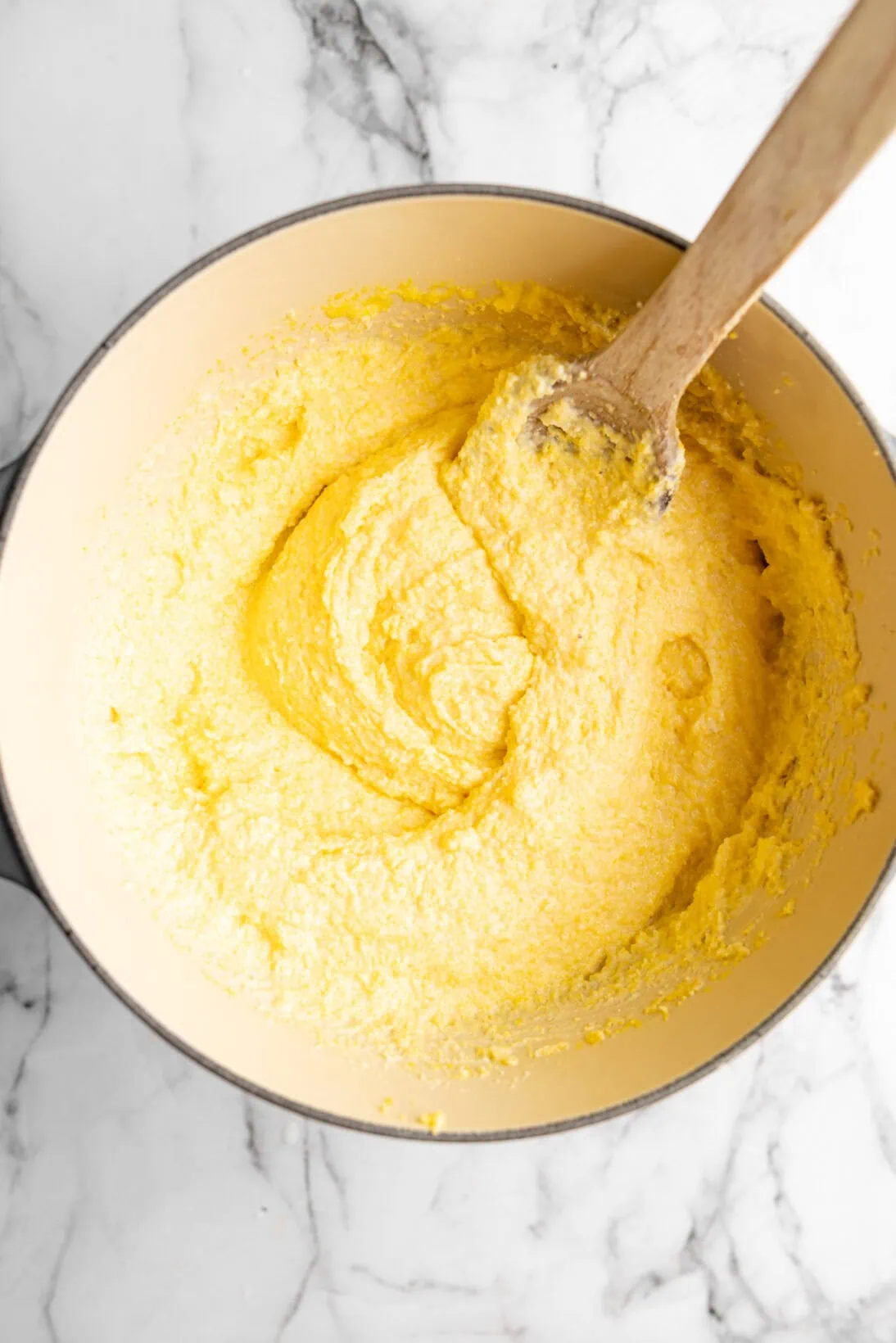 mixed cooked polenta