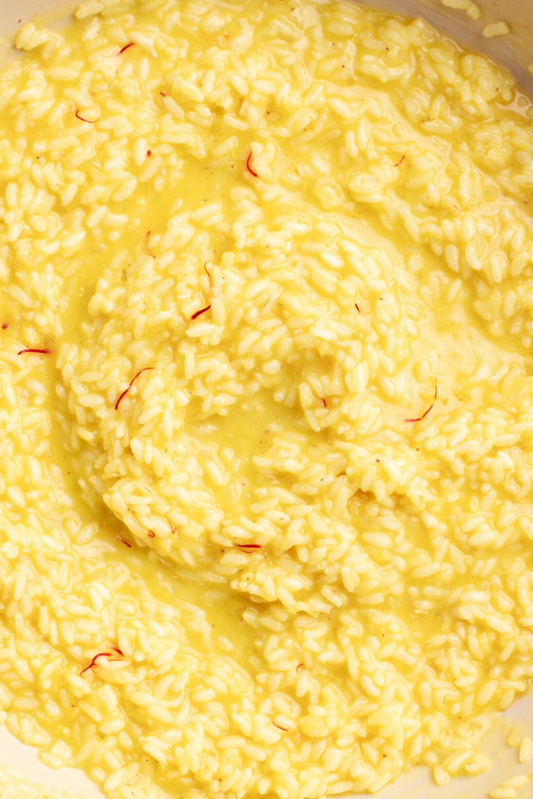 finished risotto alla milanese