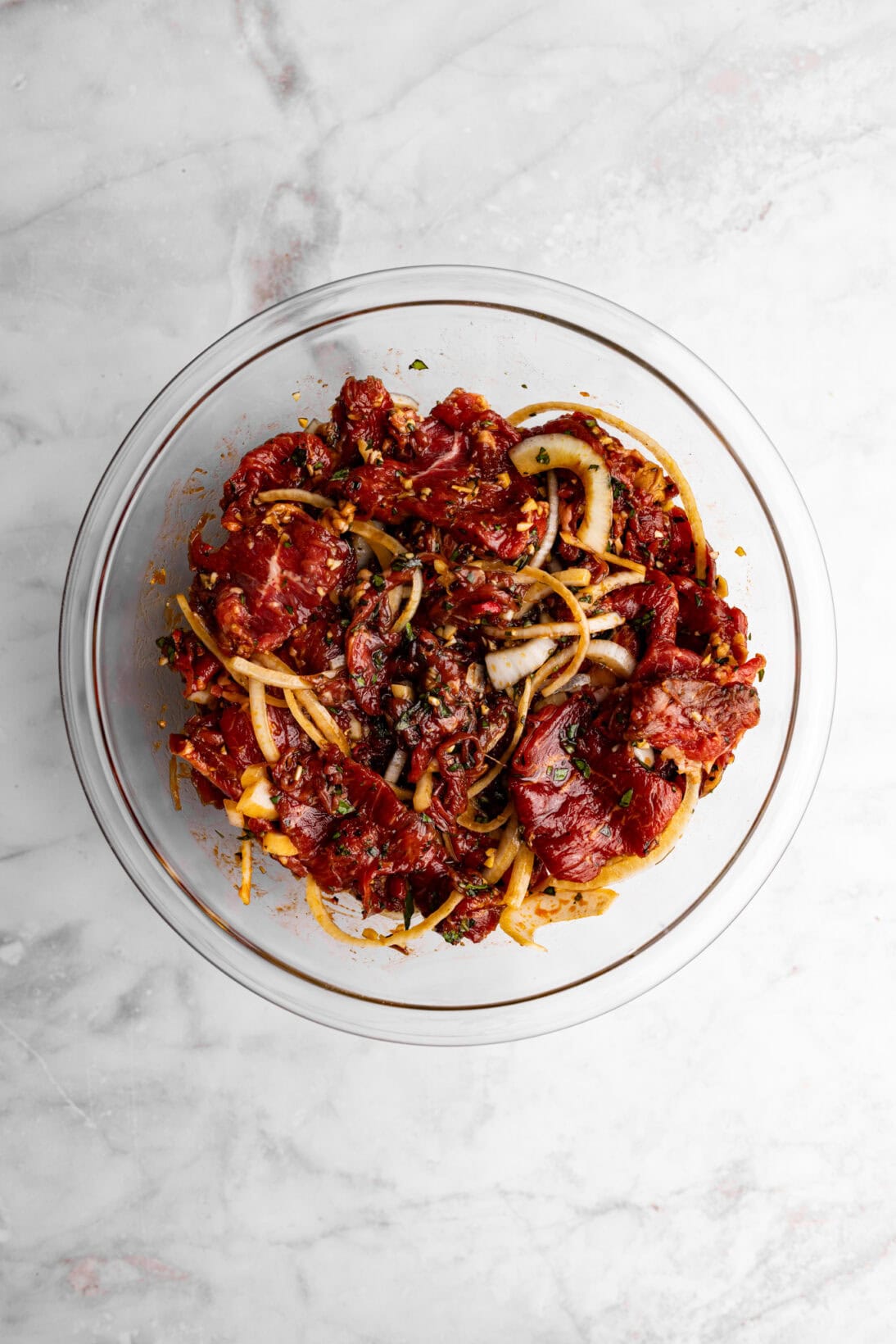 marinated thai basil beef