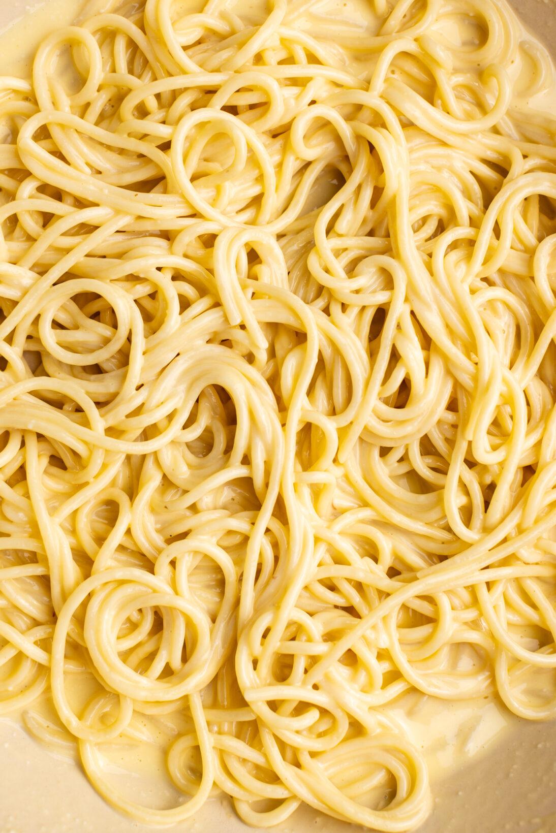 smoked gouda carbonara before adding the pancetta back in.