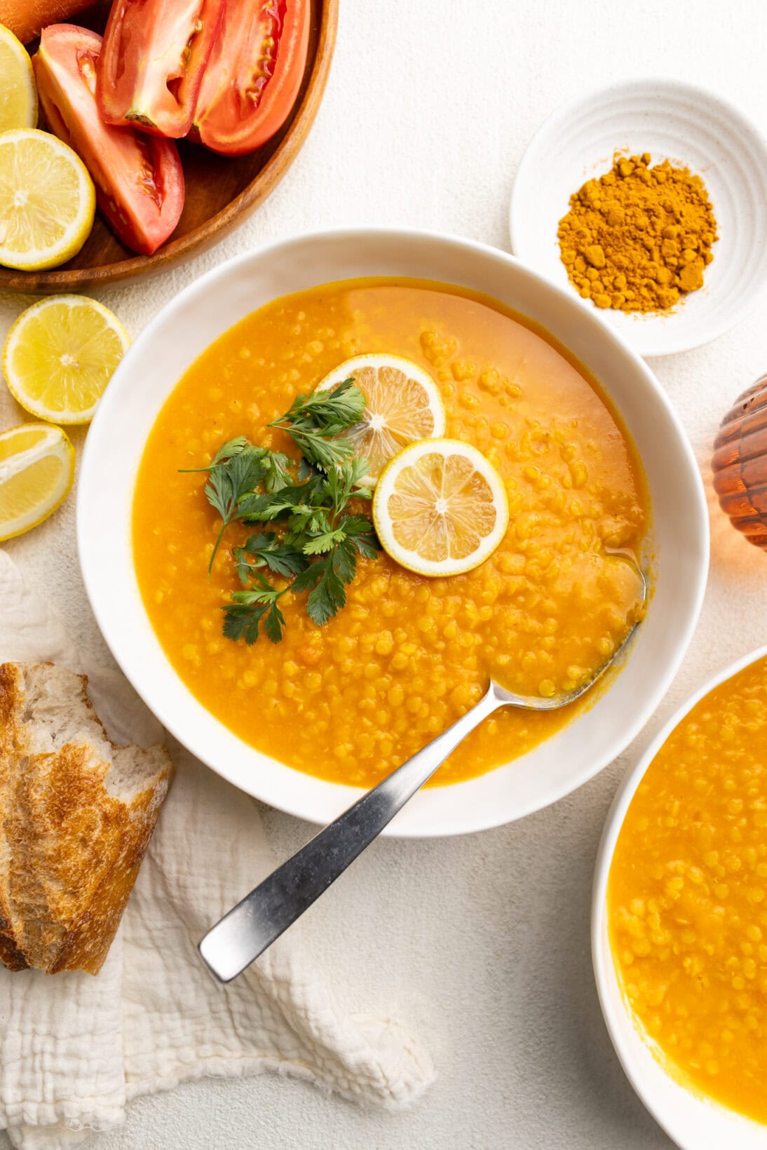 Lebanese Carrot Lentil Soup