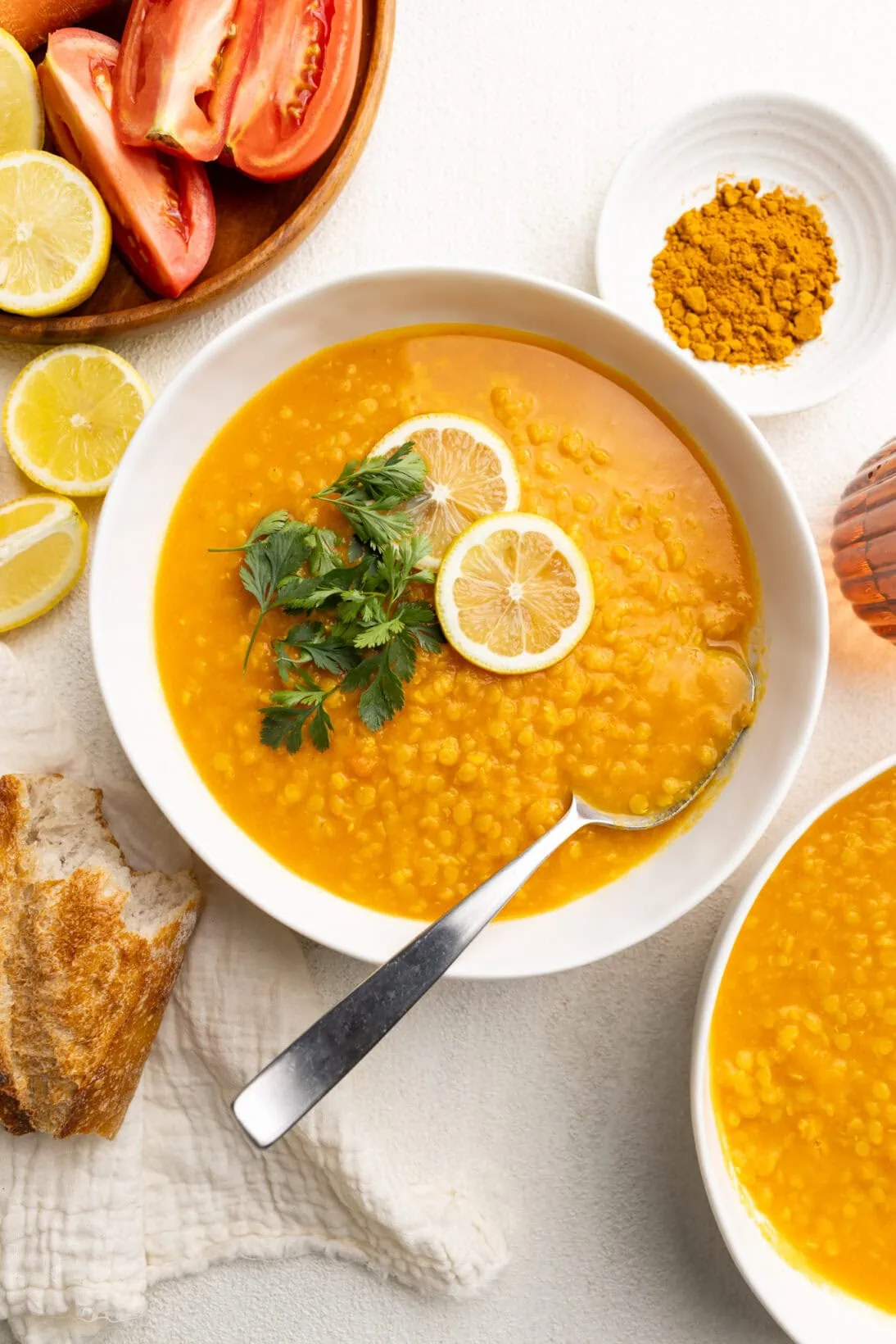 Lebanese Carrot Lentil Soup