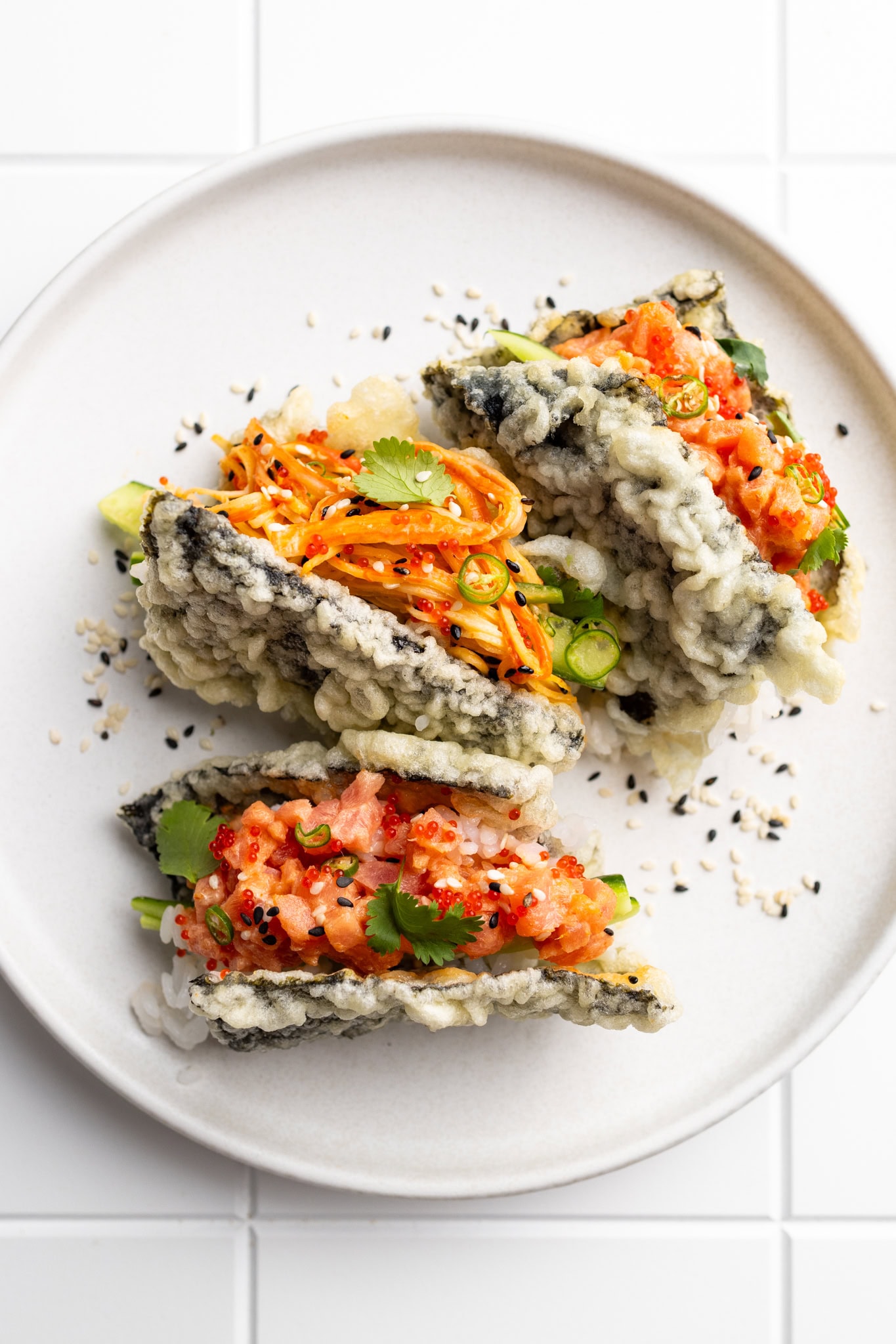 Tempura Fried Sushi Taco