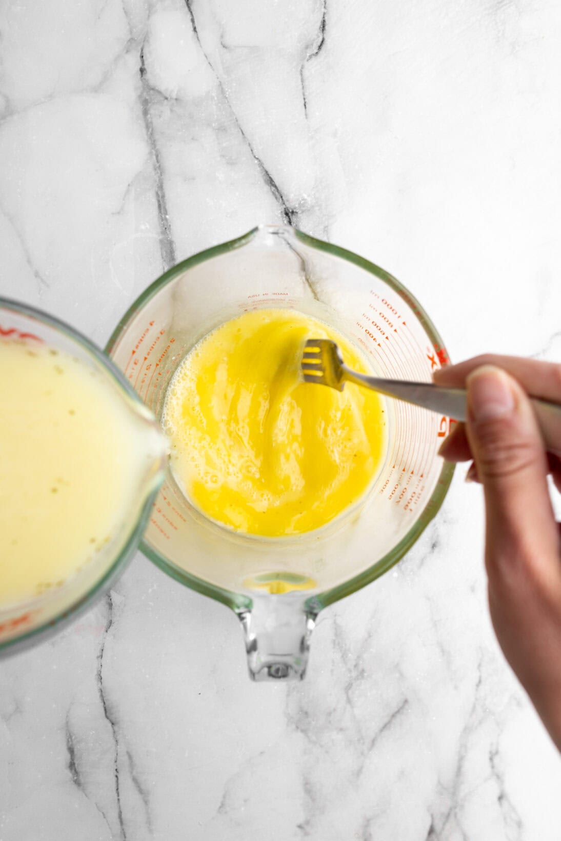 step by step: tempering the egg