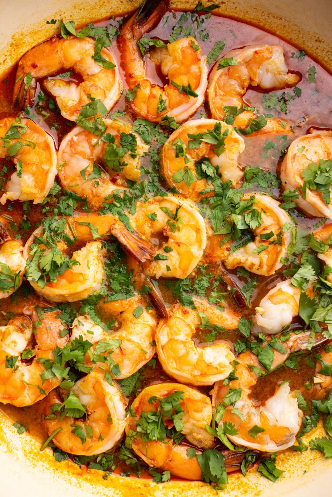 finished drunken shrimp