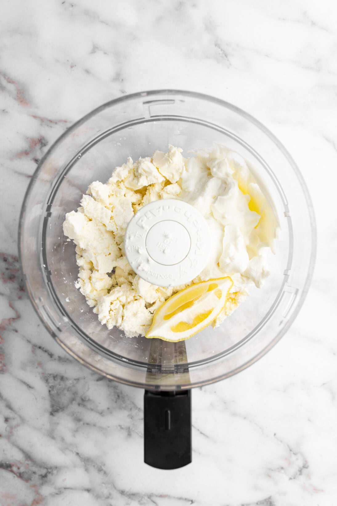 ingredients for the whipped feta