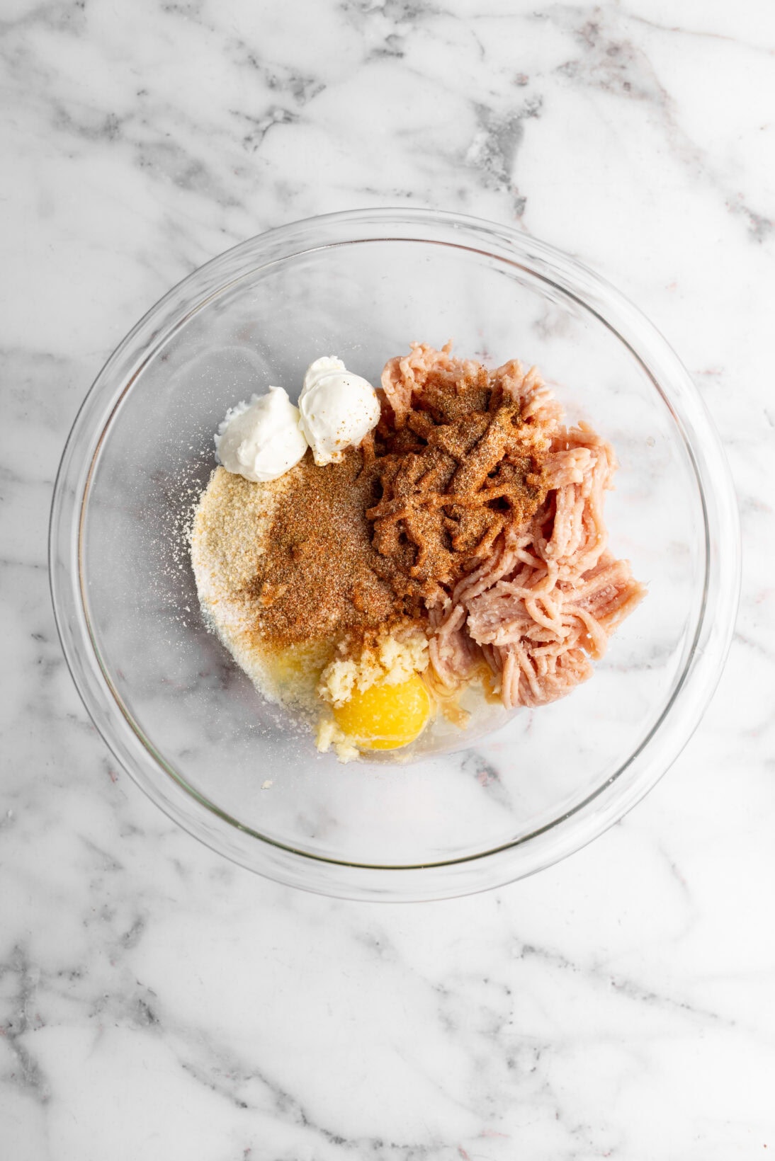 step by step: ingredients for the butter chicken meatballs