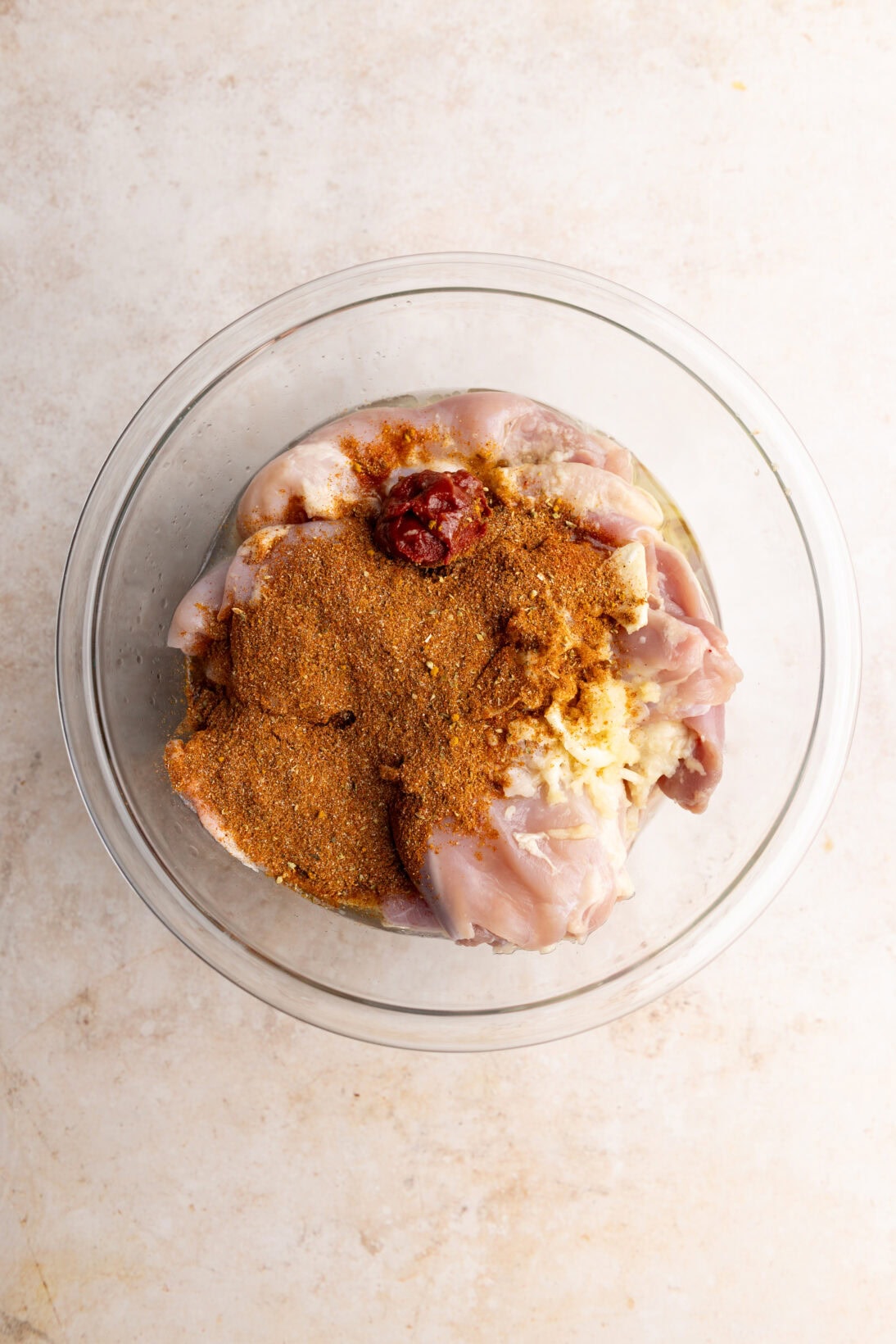 chicken with all the shawarma seasonings