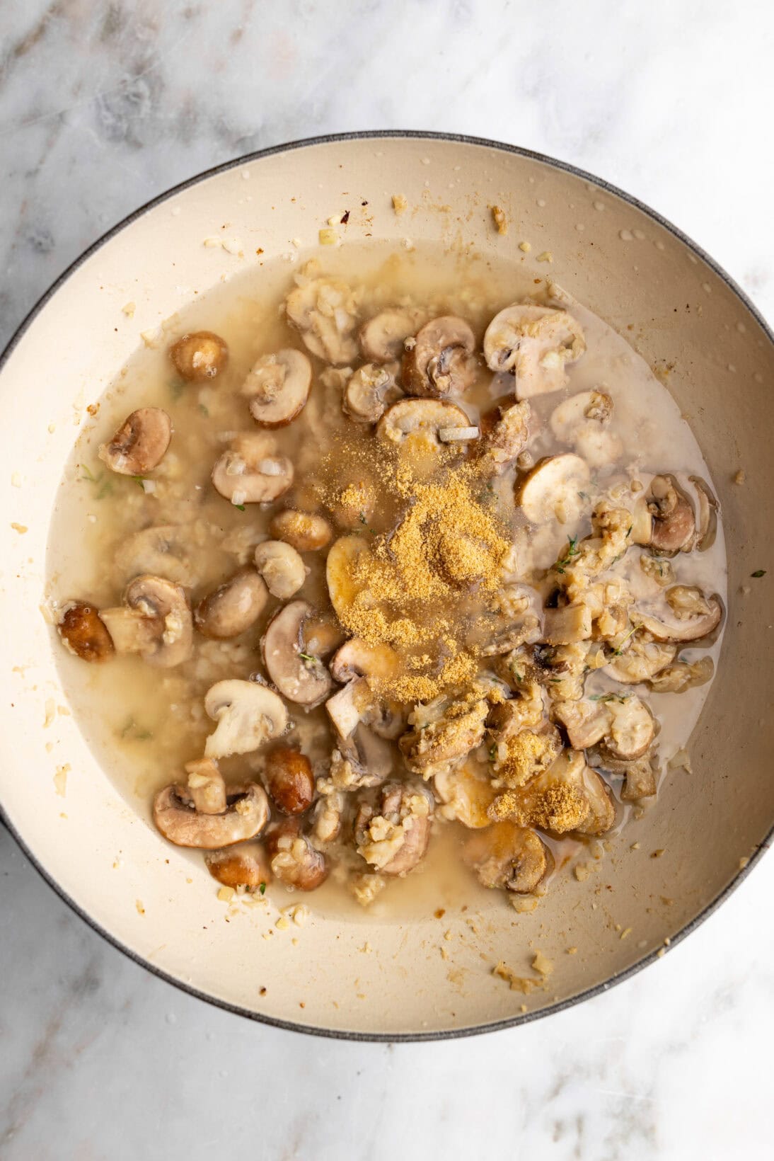 step by step: making the sauce
