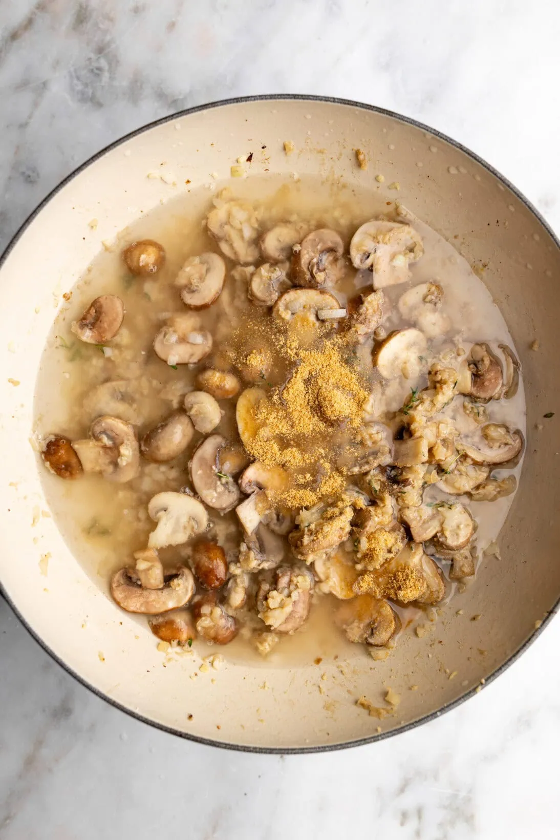 step by step: making the sauce