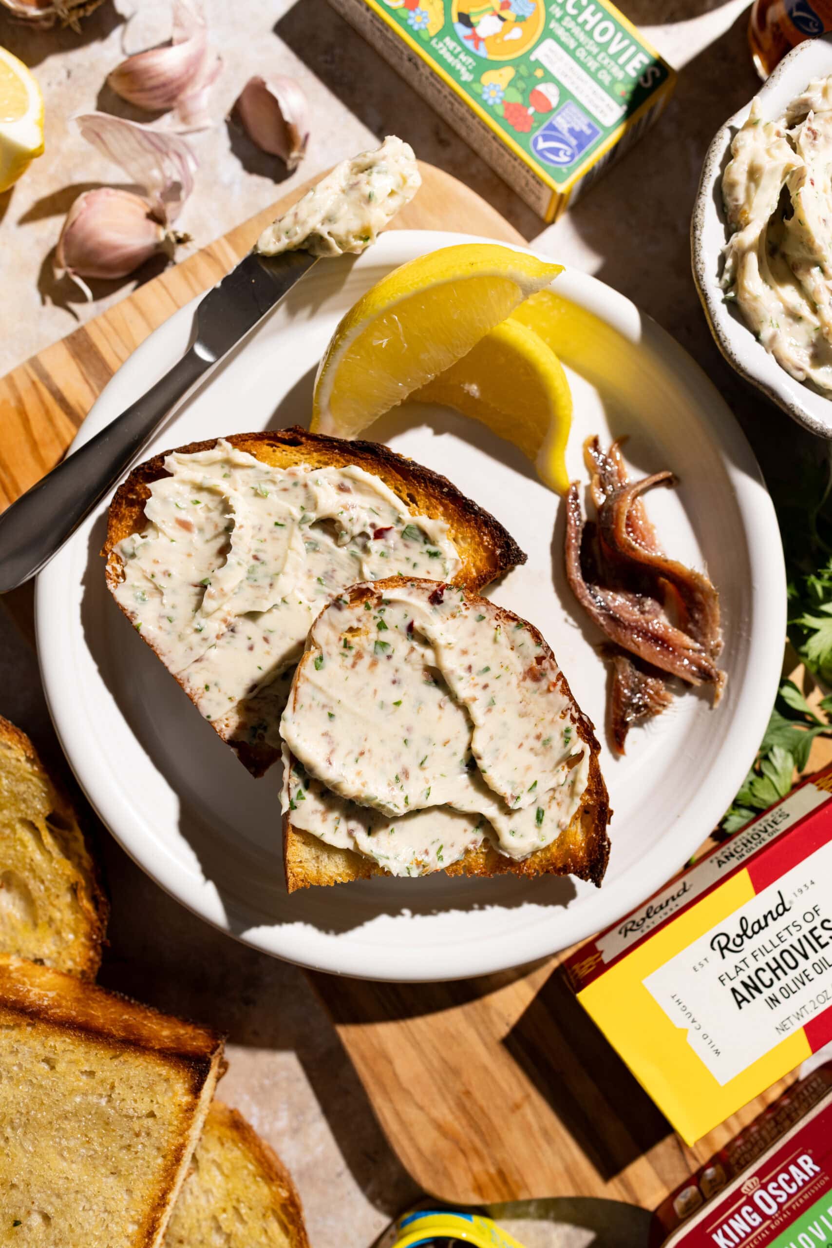 Garlic & Herb Anchovy Butter