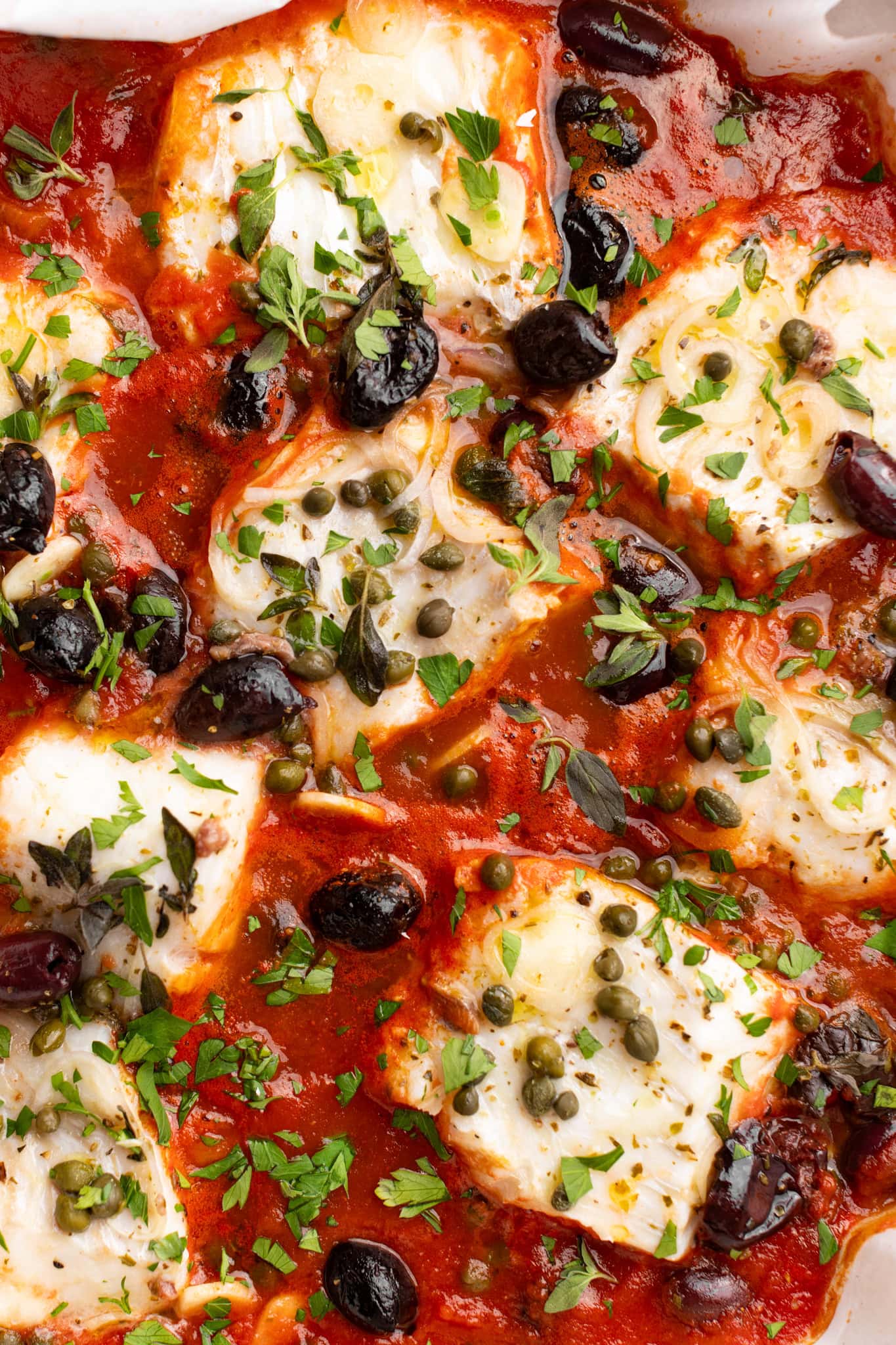 One Pot Fish Puttanesca