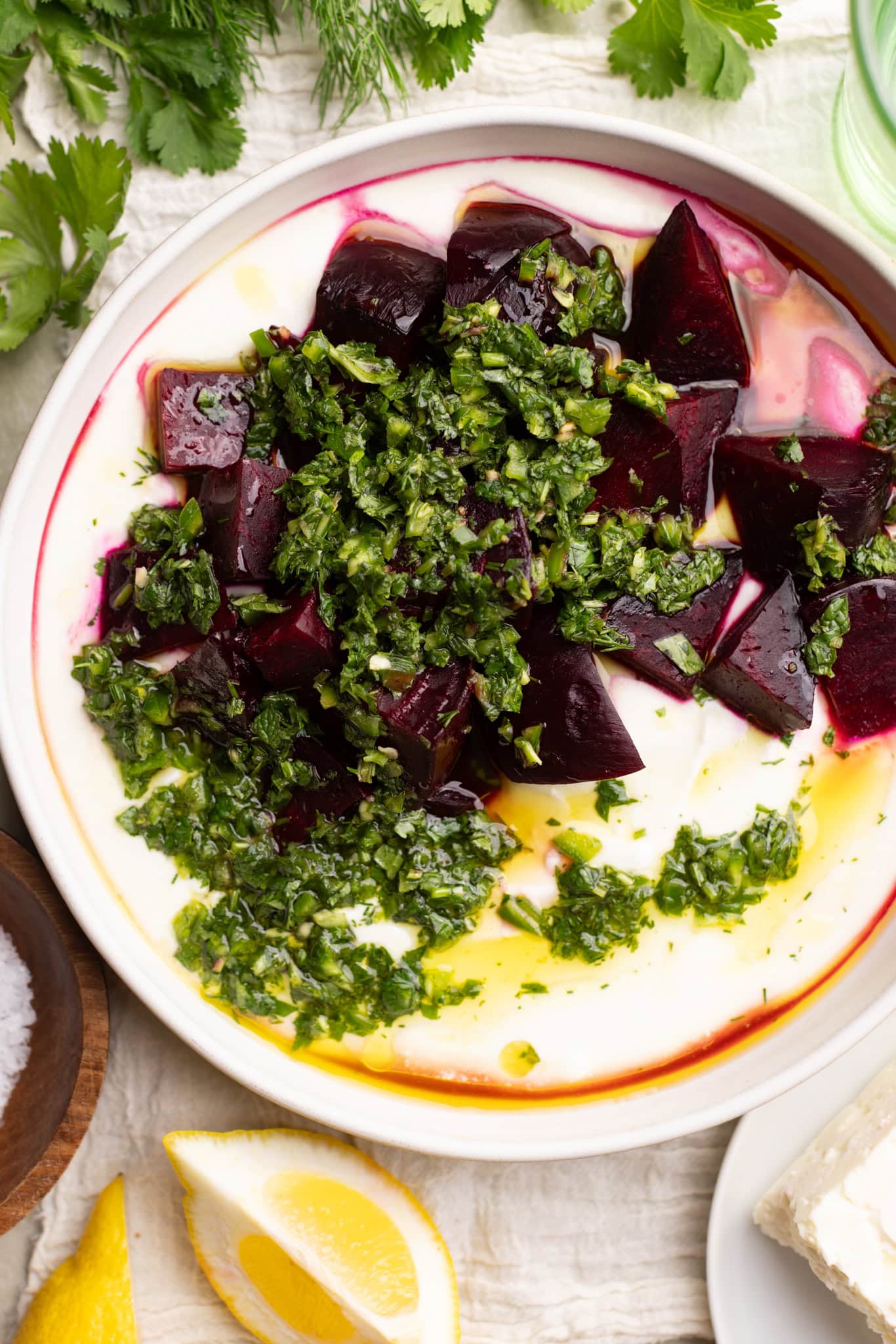 Roasted Beets and Feta Dip