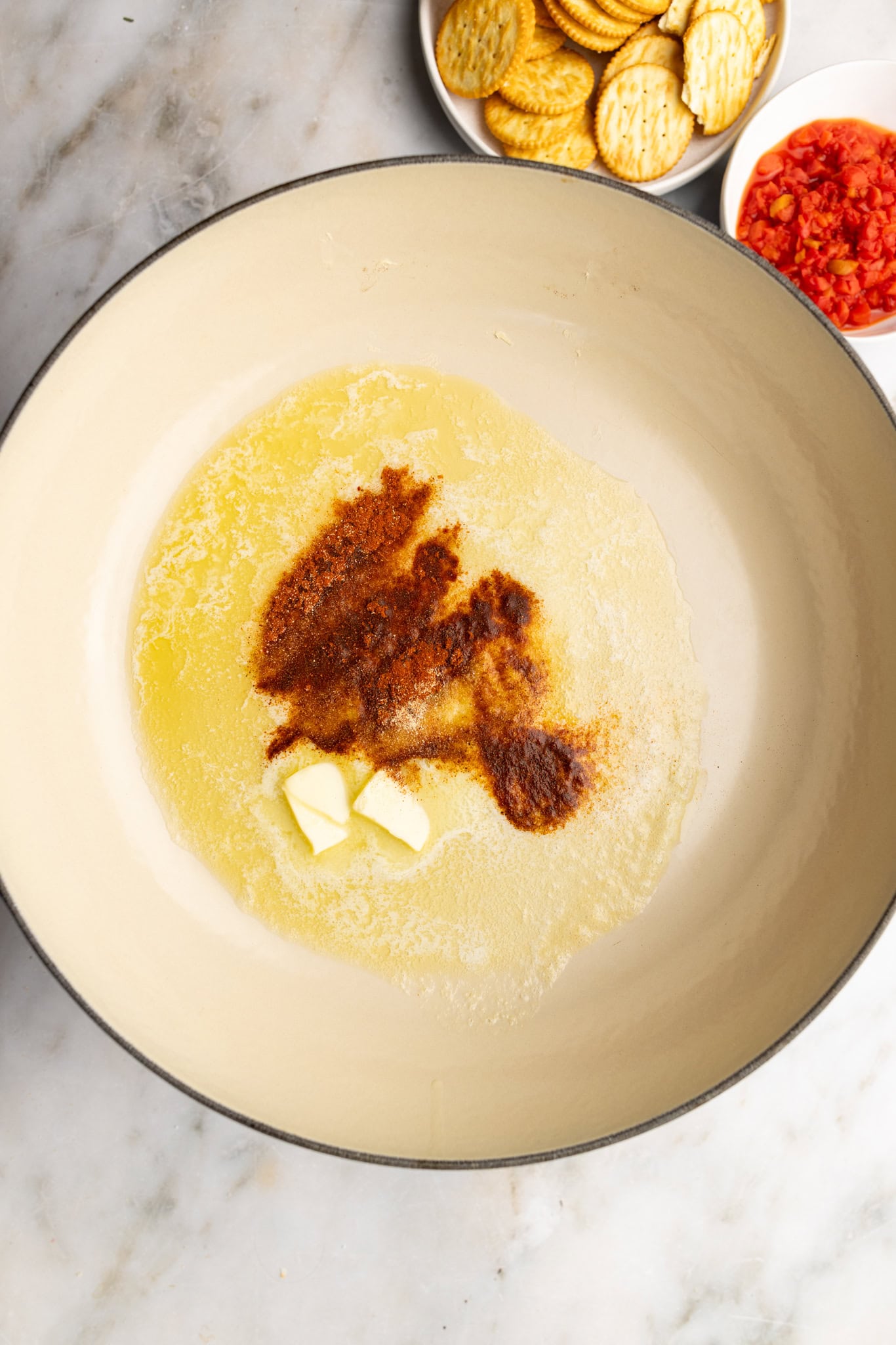 step by step: blooming the spices