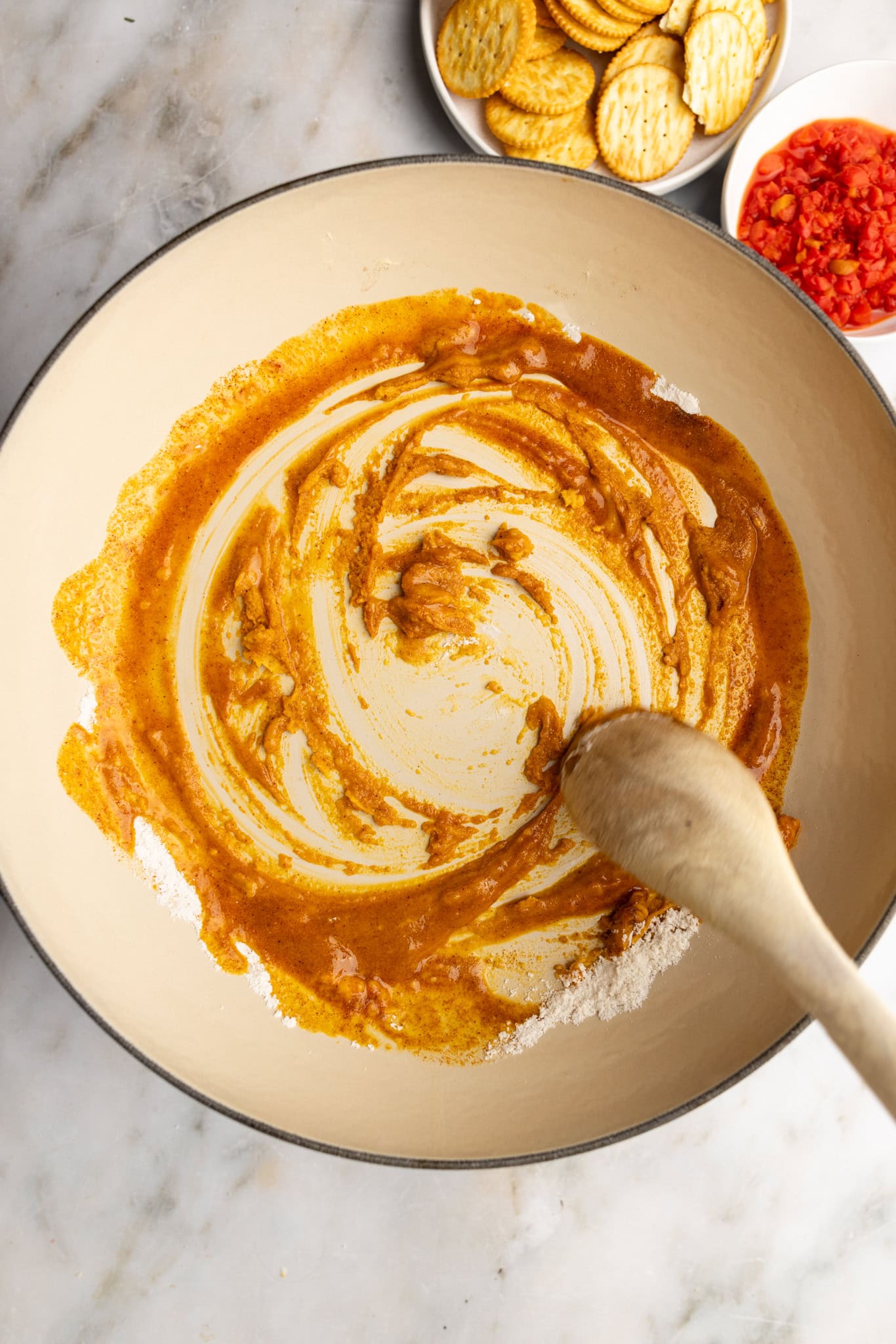 step by step: cooking the roux