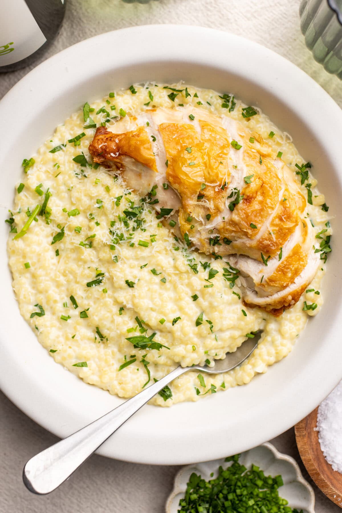 Garlic Parmesan Pastina