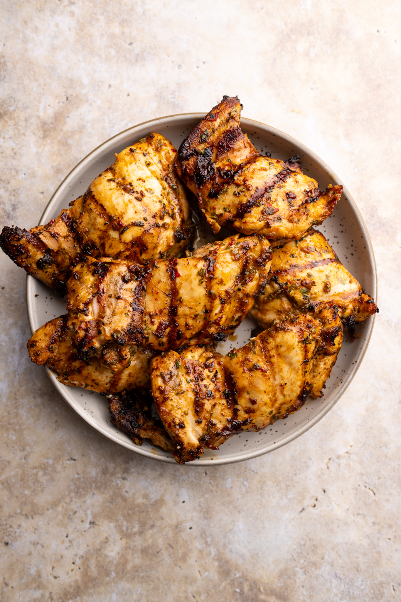 a bowl of grilled chipotle chicken.